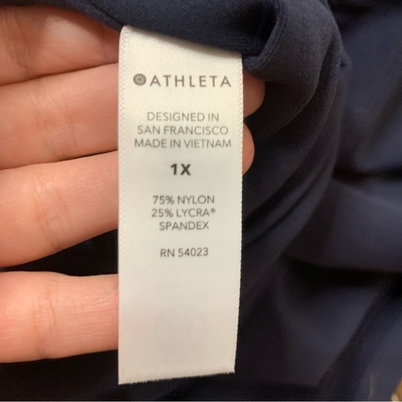 Athleta womens blue salutation joggers in powervita 1X - Picture 9 of 9